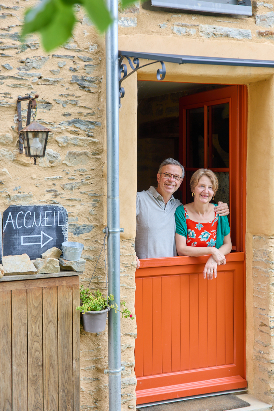 Picture of the owners, Geneviève and Arnaud